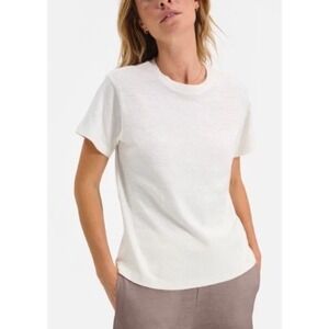 MATE‎ the Label Regenerative Hemp Boyfriend Tee Moonstone Large New With Tags